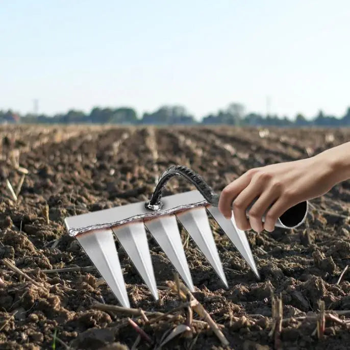 5 Teeth Carbon Steel Garden Weeding