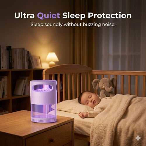 Mosquito Killer Lamp – quiet, USB, chemical-free.