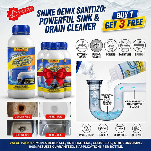 Powerful Sink & Drain Cleaner - Buy 1 Get 3 Free