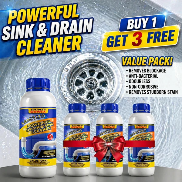 Powerful Sink & Drain Cleaner - Buy 1 Get 3 Free
